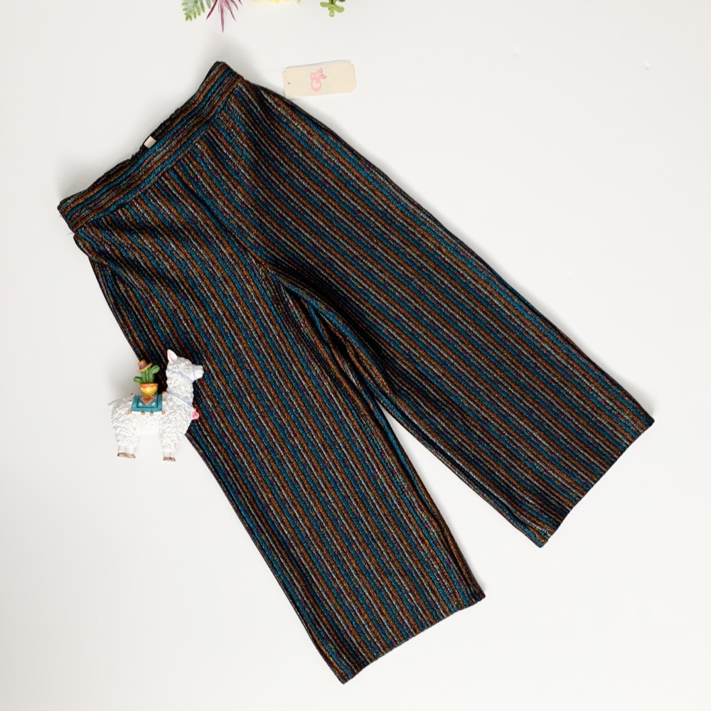 GB girls Metallic Luxe Wide Leg Pants